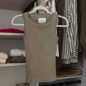 Citizens Of Humanity Isabel Rib Tank in Sandatlas